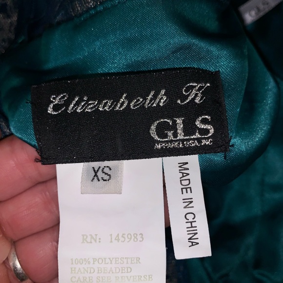 Emerald prom dress!!! Size XS - Picture 3 of 4